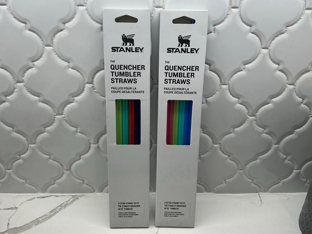 Lot of 2 Pack Stanley The Quencher Tumbler Replacement Straws (40 oz) Multicolor - Picture 1 of 3